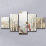 My Own Sacred Grove God Comes To Women 5 Pieces Canvas Prints Wall Art - Painting Canvas, Multi Panel