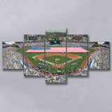 Los Angeles Dodgers Stadium Wall Art Dodger Stadium Canvas Prints,Multi Panels,Sport Stadium Art Prints, Fan Gift