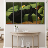 Ramon Casas, Decadent Young Woman After The Dance 1899, 5 Panel B Canvas Prints Wall Art, Extra Large Canvas Decor