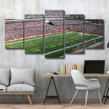 New England Patriots Wall Art Gillette Stadium Canvas Prints,Multi Panels,Sport Stadium Art Prints, Fan Gift