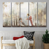 My Own Sacred Grove God Comes To Women 5 Pieces B Canvas Prints Wall Art - Painting Canvas, Multi Panel