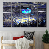 Kentucky Wildcats Stadium Canvas Prints Rupp Arena Wall Art Basketball,Multi Panels B,Sport Stadium Art Prints, Fan Gift