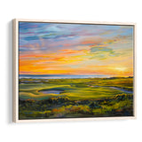 Acrylic Painting Overview Kiawah Island Golf Resort, Golf Art Print, Gift for him, Framed Canvas Prints Wall Art