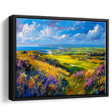 Acrylic Painting St. Andrews Golf Club Old Course, Golf Art Print, Gift for him, Framed Canvas Prints Wall Art