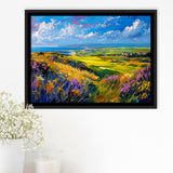 Acrylic Painting St. Andrews Golf Club Old Course, Golf Art Print, Gift for him, Framed Canvas Prints Wall Art