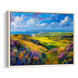 Acrylic Painting St. Andrews Golf Club Old Course, Golf Art Print, Gift for him, Framed Canvas Prints Wall Art