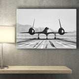 Aviation Wall Art, Lockheed SR-71 Blackbird, Canvas Print Wall Art Decor, Landscape Art Print