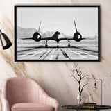 Aviation Wall Art, Lockheed Sr-71 Blackbird, Framed Canvas Print Wall Art Decor,Floating Frame