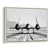 Aviation Wall Art, Lockheed Sr-71 Blackbird, Framed Canvas Print Wall Art Decor,Floating Frame