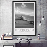 Bandon Dunes Golf Courses at Bandon, Oregon, Golf Art, Gift for him, Framed Art Print Wall Decor