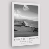 Bandon Dunes Golf Courses at Bandon, Oregon, Golf Art Print, Gift for him, Canvas Print Wall Art
