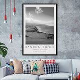 Bandon Dunes Golf Courses at Bandon, Oregon, Golf Art, Gift for him, Framed Art Print Wall Decor