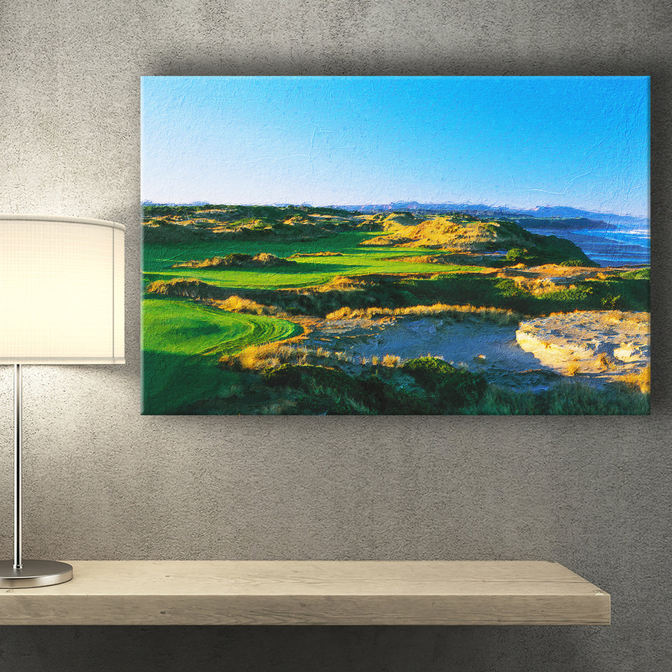 Bandon Dunes Hole 05, Bandon, Oregon, Golf Art Print, Gift for him, Canvas Prints Wall Art