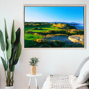 Bandon Dunes Hole 05, Bandon, Oregon, Golf Art Print, Gift for him, Framed Canvas Prints Wall Art