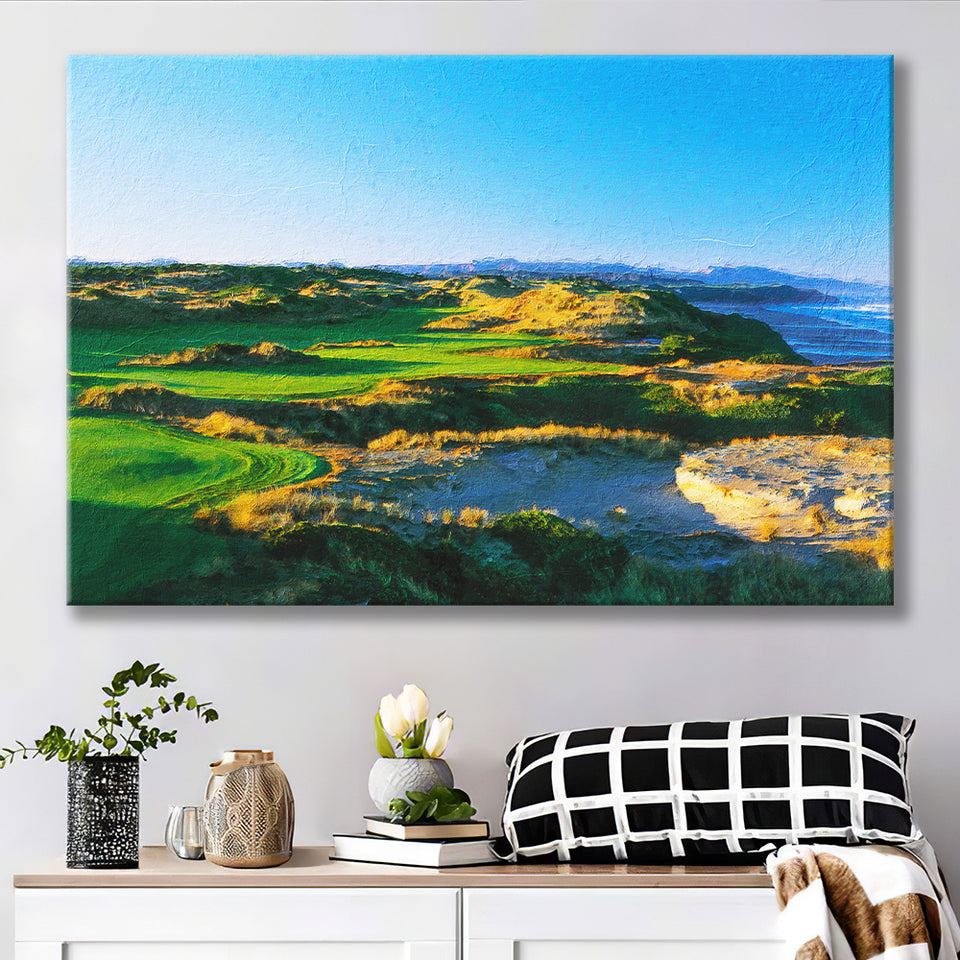 Bandon Dunes Hole 05, Bandon, Oregon, Golf Art Print, Gift for him, Canvas Prints Wall Art