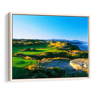 Bandon Dunes Hole 05, Bandon, Oregon, Golf Art Print, Gift for him, Framed Canvas Prints Wall Art