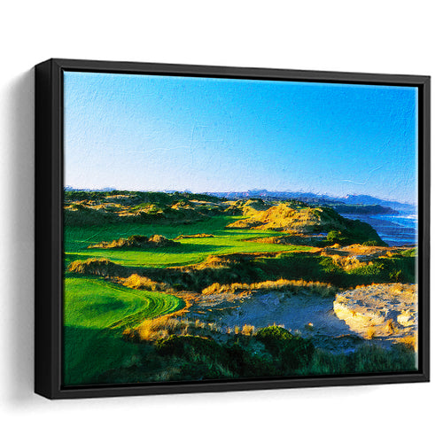 Bandon Dunes Hole 05, Bandon, Oregon, Golf Art Print, Gift for him, Framed Canvas Prints Wall Art