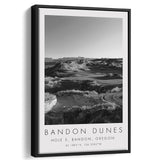 Bandon Dunes Hole 05, Bandon, Oregon, Golf Art Print, Floating Frame, Framed Canvas Print Wall Art