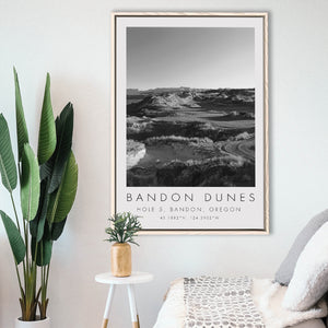 Bandon Dunes Hole 05, Bandon, Oregon, Golf Art Print, Floating Frame, Framed Canvas Print Wall Art