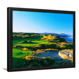 Bandon Dunes Hole 05, Bandon, Oregon, Golf Art, Gift for him, Framed Art Prints Wall Decor