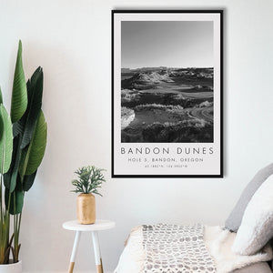 Bandon Dunes Hole 05, Bandon, Oregon, Golf Art Print, Floating Frame, Framed Canvas Print Wall Art