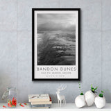 Bandon Dunes Hole 05 V2, Bandon, Oregon, Golf Art Print, Floating Frame, Framed Canvas Print Wall Art