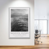 Bandon Dunes Hole 05 V2, Bandon, Oregon, Golf Art Print, Floating Frame, Framed Canvas Print Wall Art