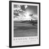 Bandon Trails Golf Course, Hole 18, Golf Art, Gift for him, Framed Art Print Wall Decor