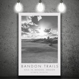 Bandon Trails Golf Course, Hole 18, Golf Art Print, Gift for him, Canvas Print Wall Art