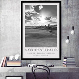 Bandon Trails Golf Course, Hole 18, Golf Art, Gift for him, Framed Art Print Wall Decor