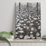 By Maurits Cornelis Escher Canvas Wall Art, M.C. Escher  Three Worlds 1955, Canvas Painting, Canvas Print Wall Art Decor