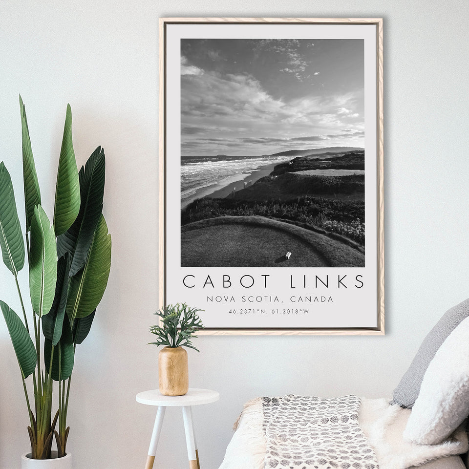 Cabot Links Golf Courses at Inverness, Nova Scotia, Canada, Golf Art Print, Framed Canvas Print Wall Art