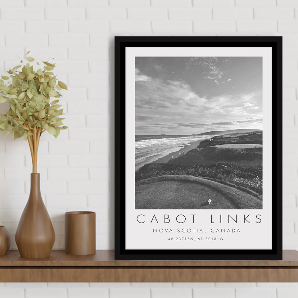 Cabot Links Golf Courses at Inverness, Nova Scotia, Canada, Golf Art Print, Framed Canvas Print Wall Art