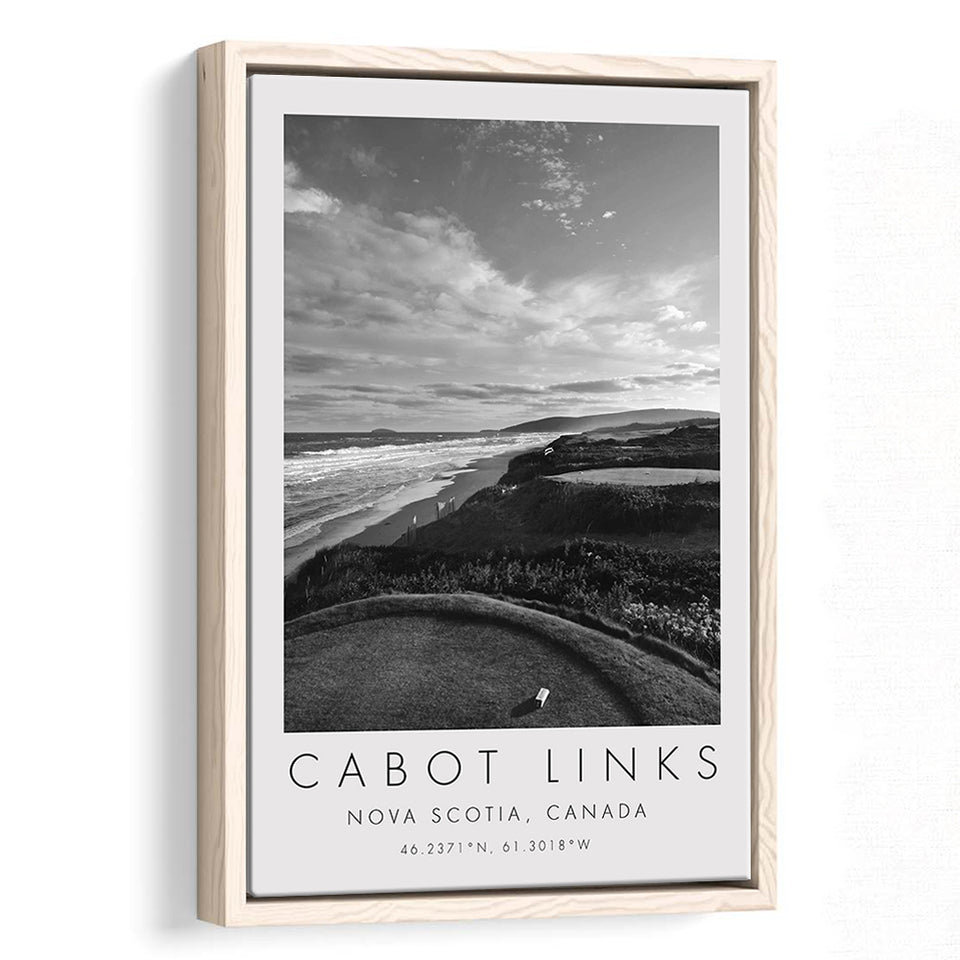 Cabot Links Golf Courses at Inverness, Nova Scotia, Canada, Golf Art Print, Framed Canvas Print Wall Art