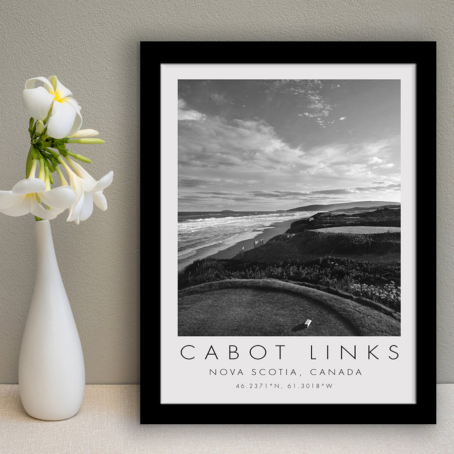Cabot Links Golf Courses at Inverness, Nova Scotia, Canada, Golf Art, Gift for him, Framed Art Print Wall Decor