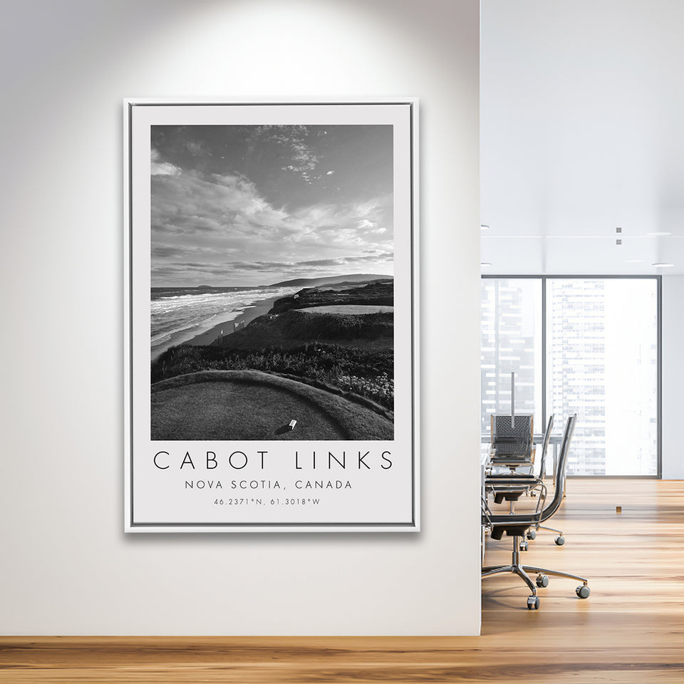 Cabot Links Golf Courses at Inverness, Nova Scotia, Canada, Golf Art Print, Framed Canvas Print Wall Art
