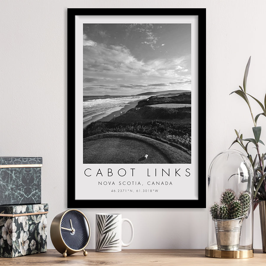 Cabot Links Golf Courses at Inverness, Nova Scotia, Canada, Golf Art, Gift for him, Framed Art Print Wall Decor