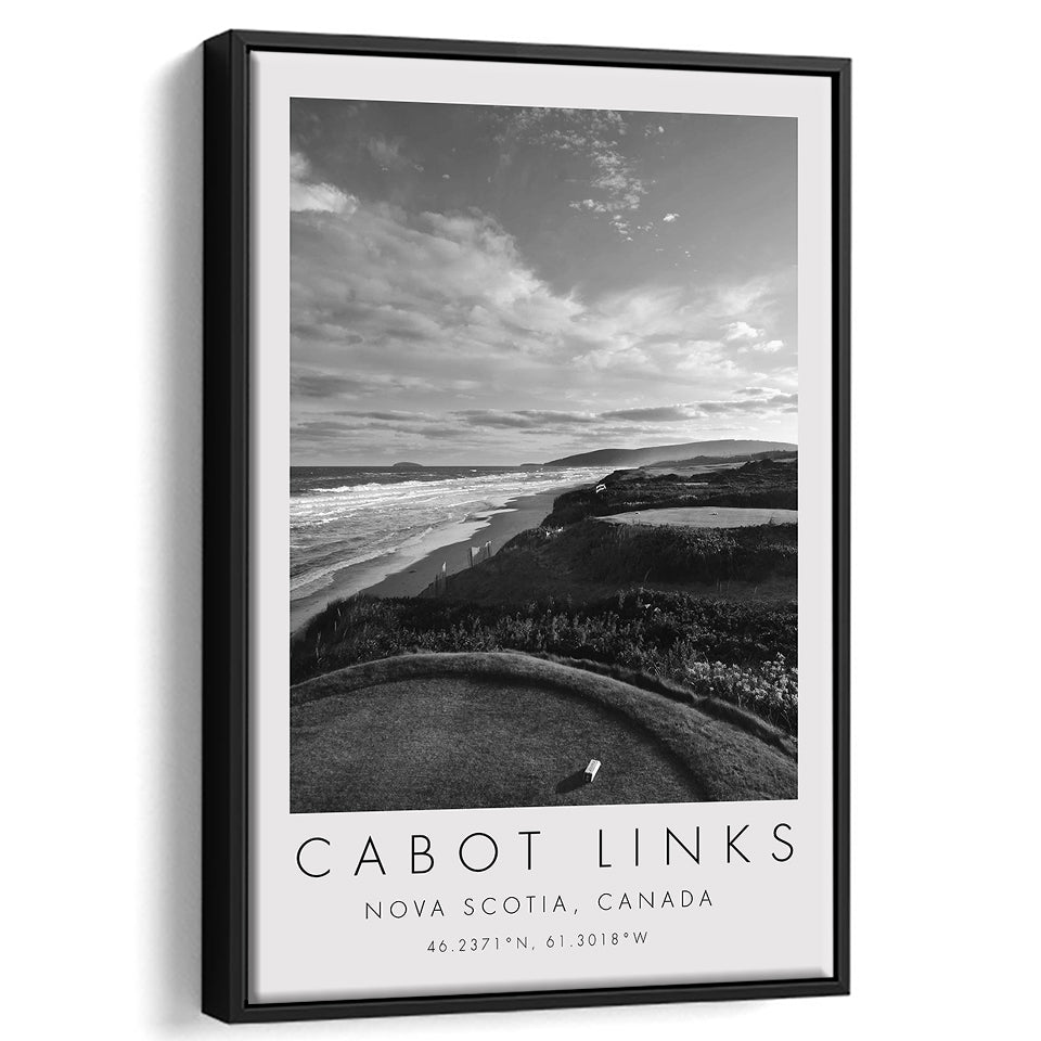 Cabot Links Golf Courses at Inverness, Nova Scotia, Canada, Golf Art Print, Framed Canvas Print Wall Art