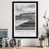 Carnoustie Golf Links, Hole 18, Golf Art, Gift for him, Framed Art Print Wall Decor