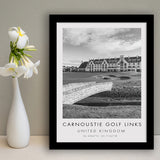 Carnoustie Golf Links, Hole 18, Golf Art, Gift for him, Framed Art Print Wall Decor