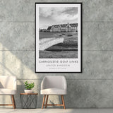 Carnoustie Golf Links, Hole 18, Golf Art Print, Floating Frame, Framed Canvas Print Wall Art