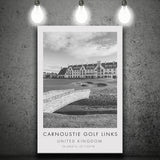 Carnoustie Golf Links, Hole 18, Golf Art Print, Gift for him, Canvas Print Wall Art
