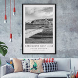 Carnoustie Golf Links, Hole 18, Golf Art, Gift for him, Framed Art Print Wall Decor