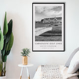 Carnoustie Golf Links, Hole 18, Golf Art Print, Floating Frame, Framed Canvas Print Wall Art