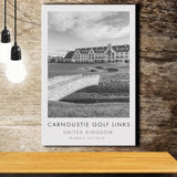 Carnoustie Golf Links, Hole 18, Golf Art Print, Gift for him, Canvas Print Wall Art