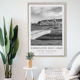 Carnoustie Golf Links, Hole 18, Golf Art Print, Floating Frame, Framed Canvas Print Wall Art