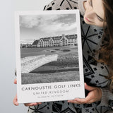 Carnoustie Golf Links, Hole 18, Golf Art Print, Gift for him, Canvas Print Wall Art