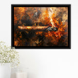 Cigar Art Vintage Style, Framed Canvas Painting, Framed Canvas Prints Wall Art Decor