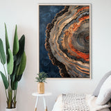 Close-Up Of An Old Half Of Weathered Tree,Framed Canvas Prints Wall Art Decor, Floating Frame