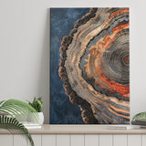 Close-Up Of An Old Half Of Weathered Tree, Canvas Painting, Canvas Print Wall Art Decor